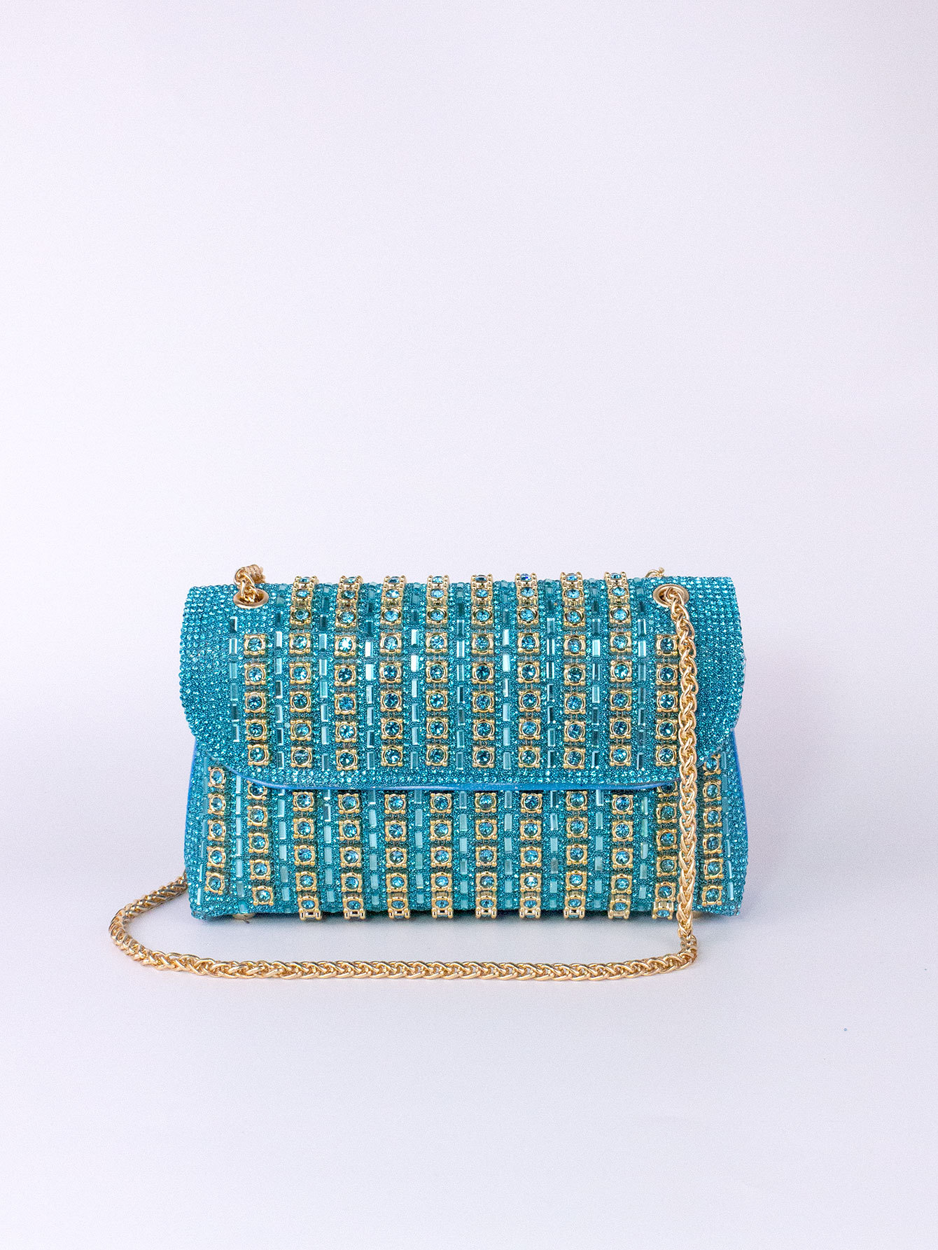 New Elegant Evening Dress Style Brooch-Adorned Clutch Bag with Rhinestones Chain Strap and Cheongsam Design for Formal Occasions - Image 11