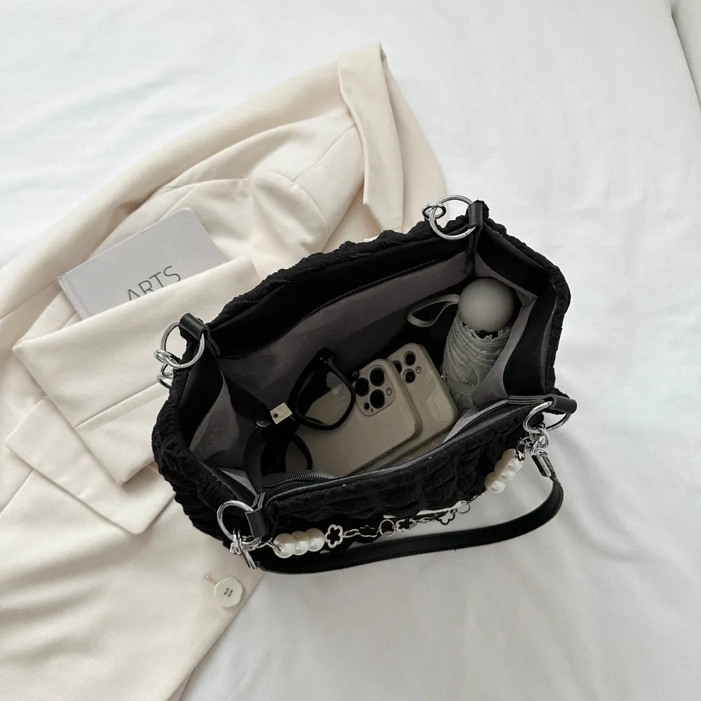 Bubble Textured Tote Bag - Image 22