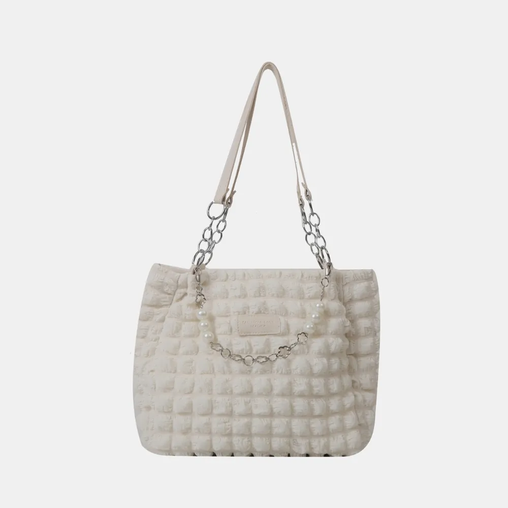 Bubble Textured Tote Bag - Image 7