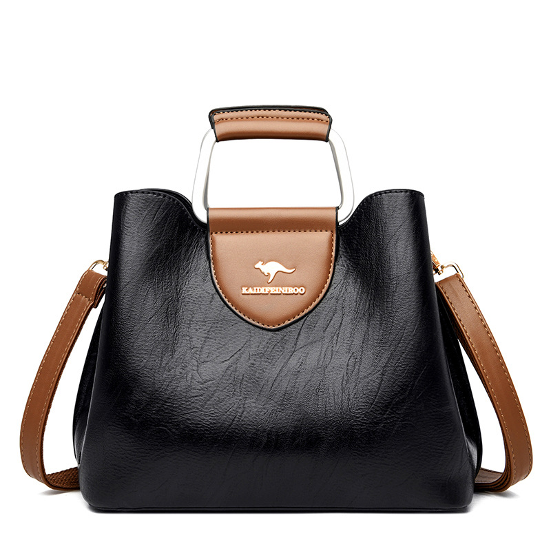 Cross shoulder bag women's handbag women's bucket bag - Image 7