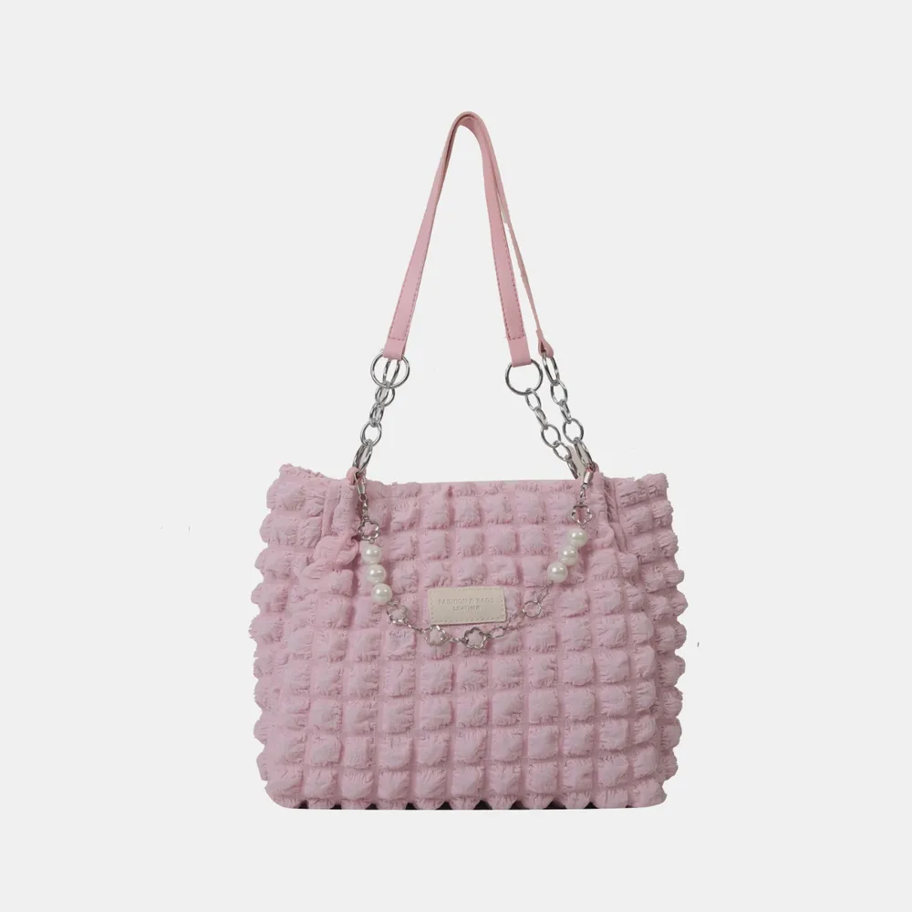 Bubble Textured Tote Bag - Image 16