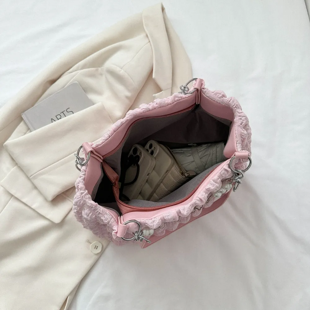 Bubble Textured Tote Bag - Image 17