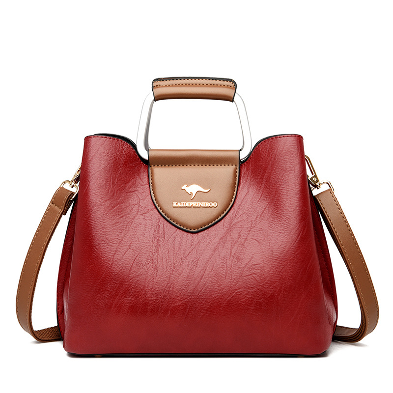 Cross shoulder bag women's handbag women's bucket bag - Image 8