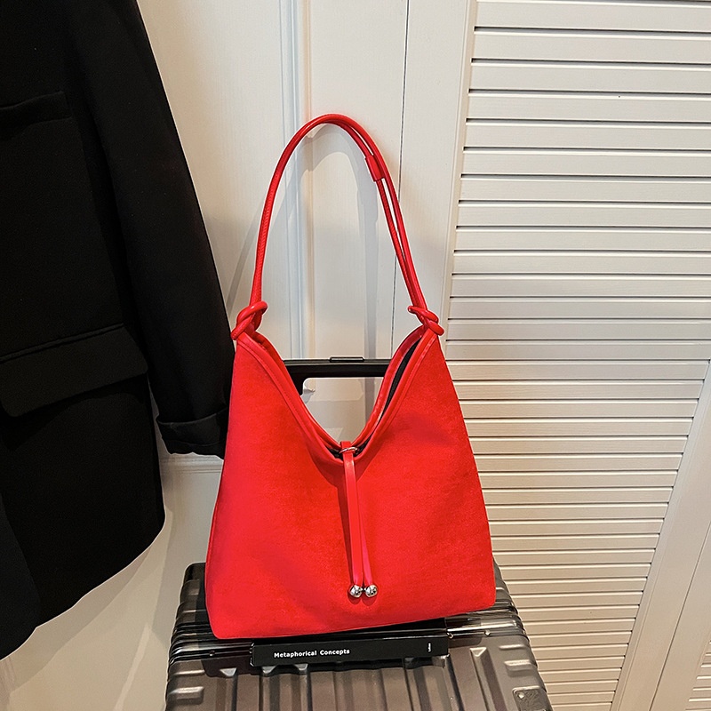 Matte Retro Women's Large Capacity Shoulder Bag, Casual Everyday Tote with Premium Texture - Image 8