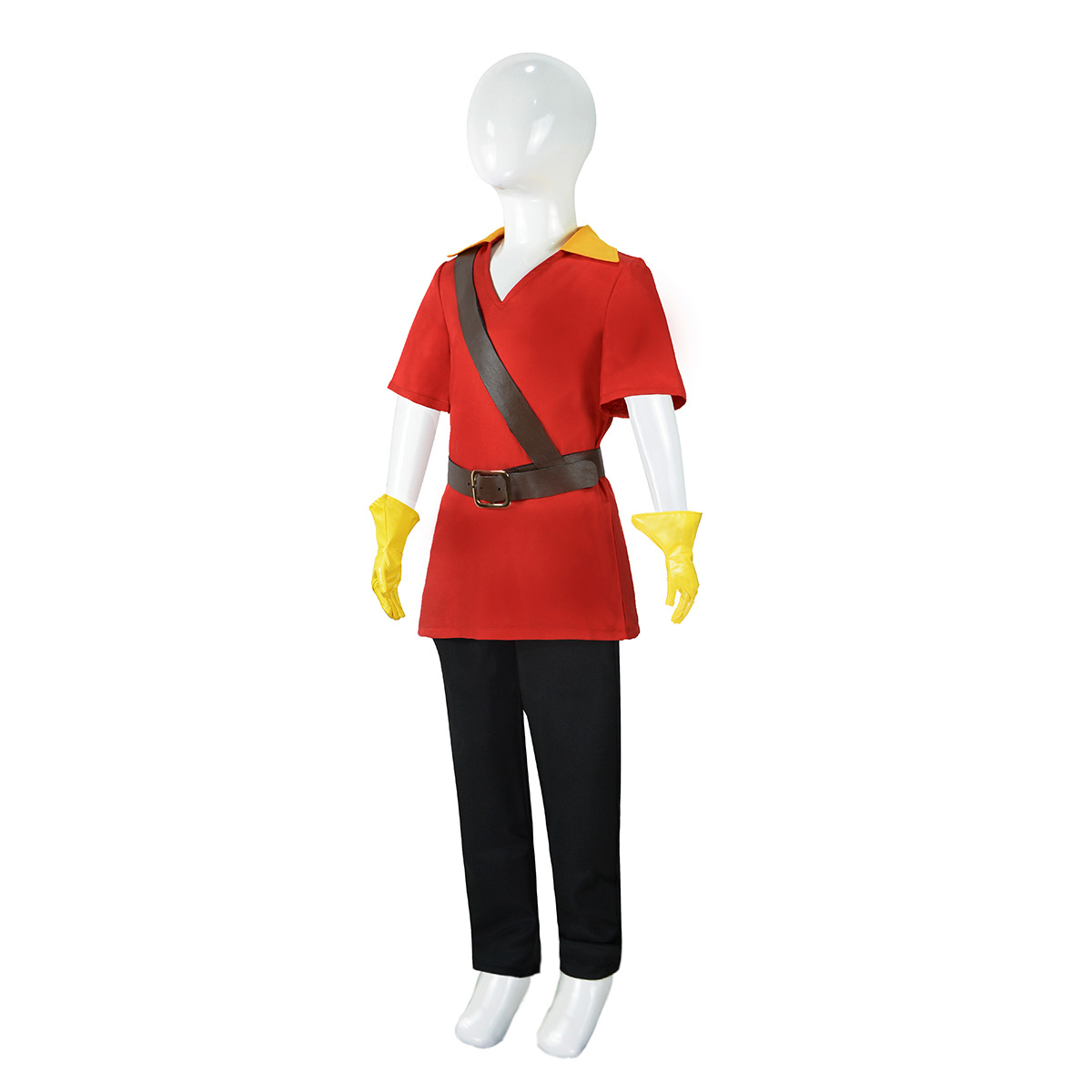 Children's Gaston cos Costume Beauty and Beast Gaston anime Role Play Halloween Costume - Image 2