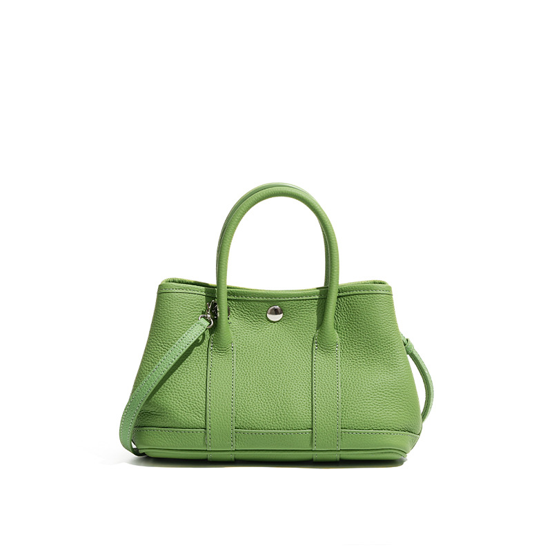 Leather crossbody women's bag hand-held mini garden bag - Image 12