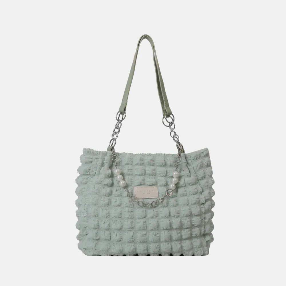 Bubble Textured Tote Bag - Image 2