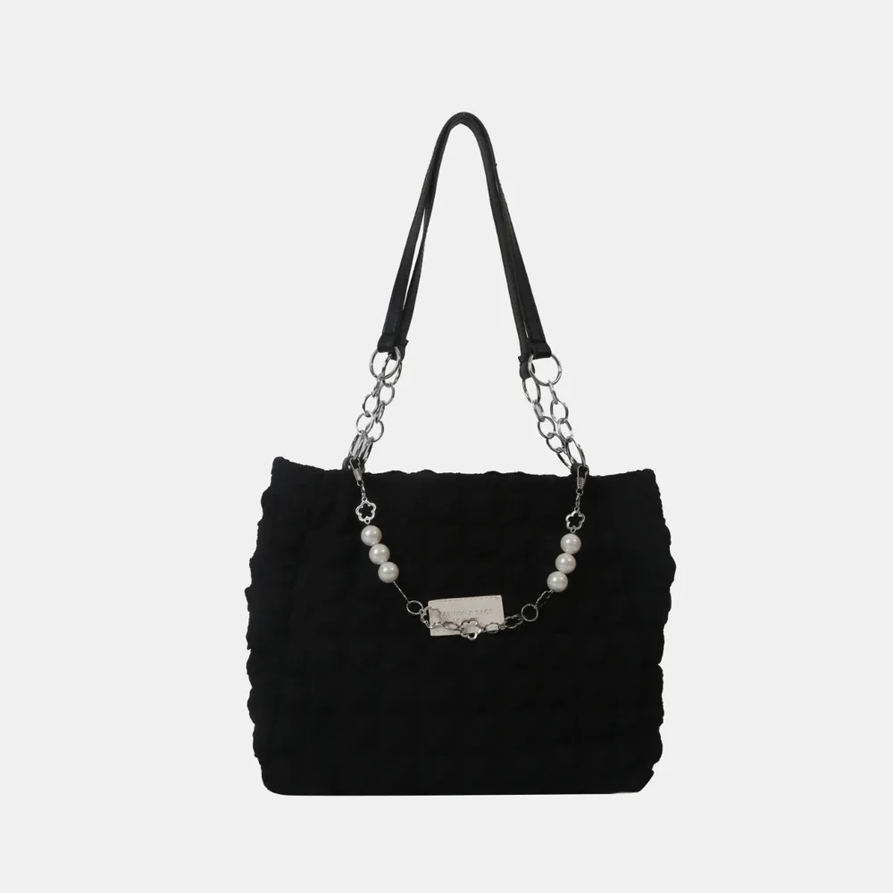 Bubble Textured Tote Bag - Image 21